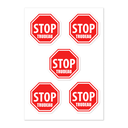 Stop Trudeau Sticker sheet