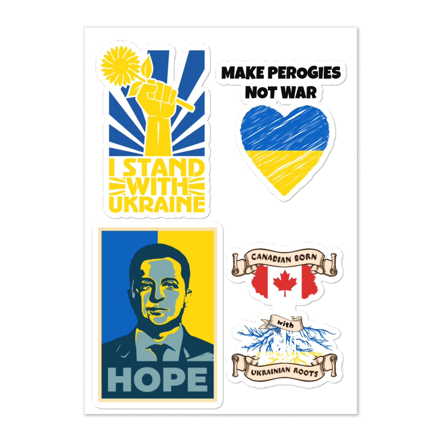 Ukraine Sticker sheet