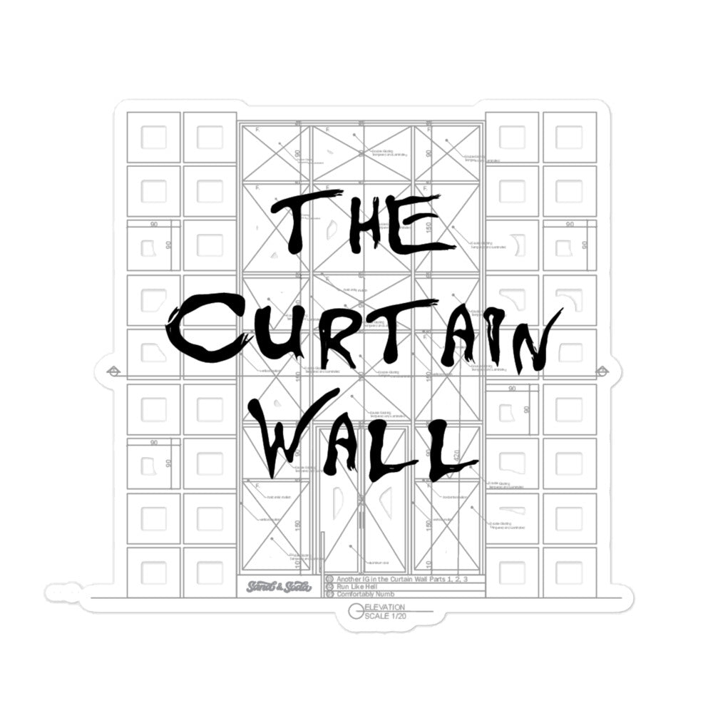 The Curtain Wall -  Vinyl Cut Sticker