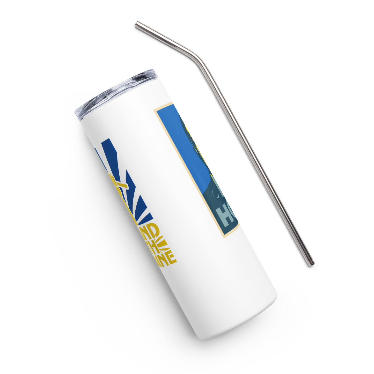 I Stand With Ukraine & HOPE Stainless Steel Tumbler
