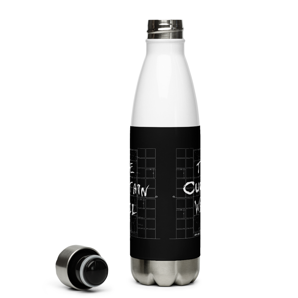 The Curtain Wall - Dark - Stainless Steel Water Bottle