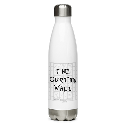 The Curtain Wall - Light - Stainless Steel Water Bottle