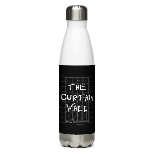 The Curtain Wall - Dark - Stainless Steel Water Bottle