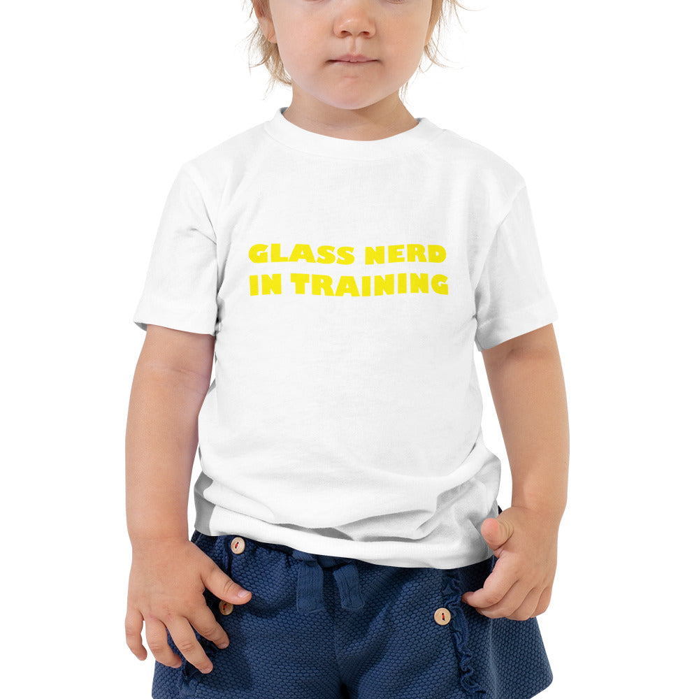 Glass Nerd In Training - Toddler Short Sleeve Tee