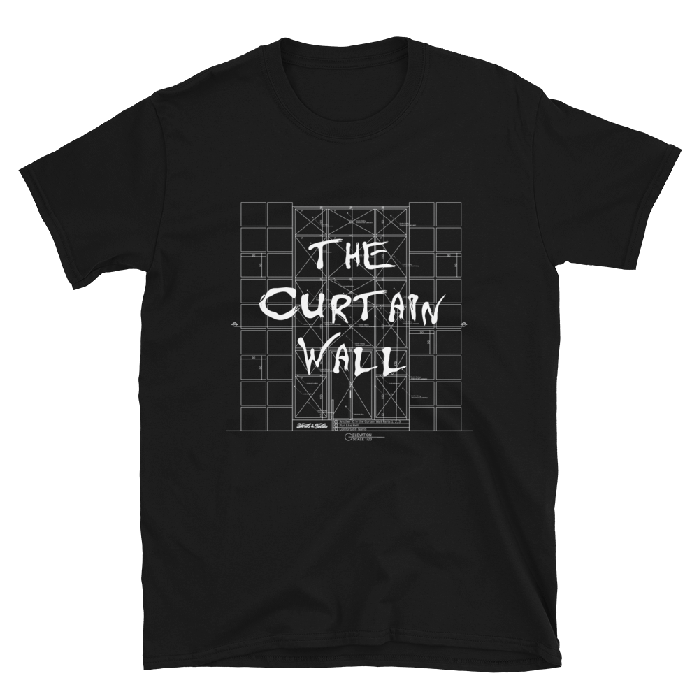 The Curtain Wall - Dark - Unisex Basic Softstyle T-Shirt - Gildan 64000