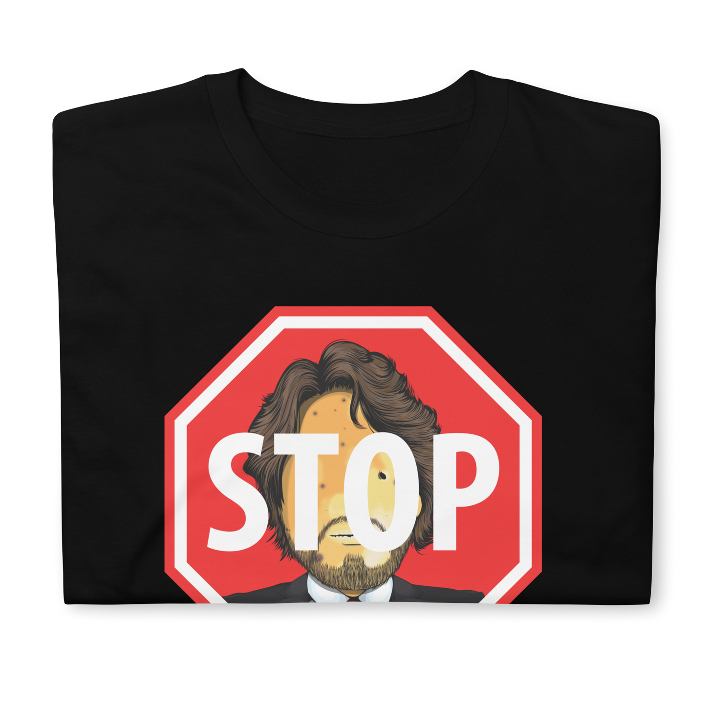 Little Potato Stop Sign - Unisex Basic Softstyle T-Shirt - Gildan 64000