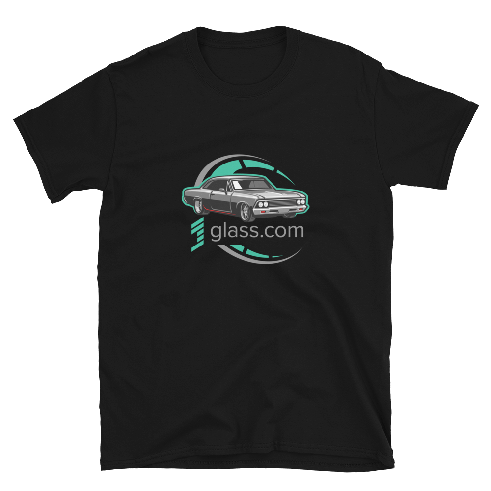 Glass.com Retro - Unisex Basic Softstyle T-Shirt - Gildan 64000
