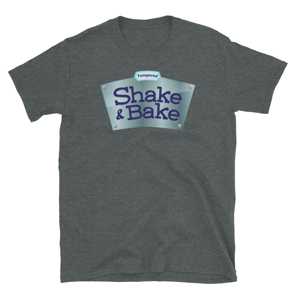 Shake & Bake Tempered - Black White Gray Navy - Unisex Basic Softstyle T-Shirt - Gildan 64000