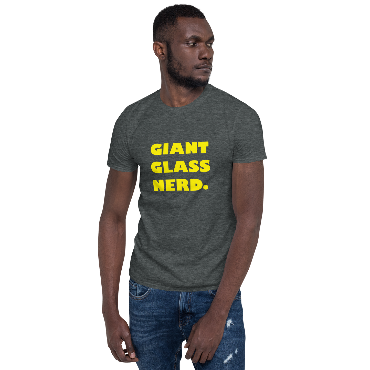 Giant Glass Nerd - Unisex Basic Softstyle T-Shirt - Gildan 64000
