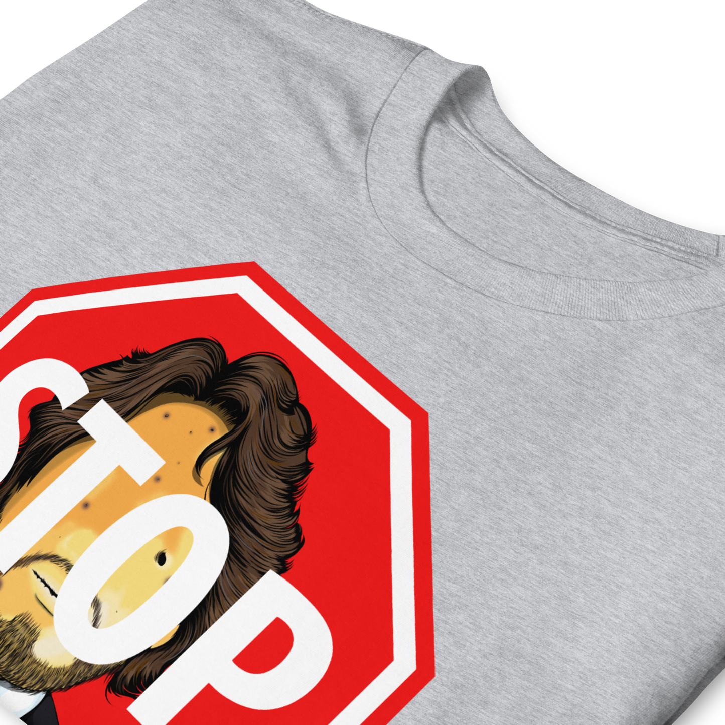 Little Potato Stop Sign - Unisex Basic Softstyle T-Shirt - Gildan 64000