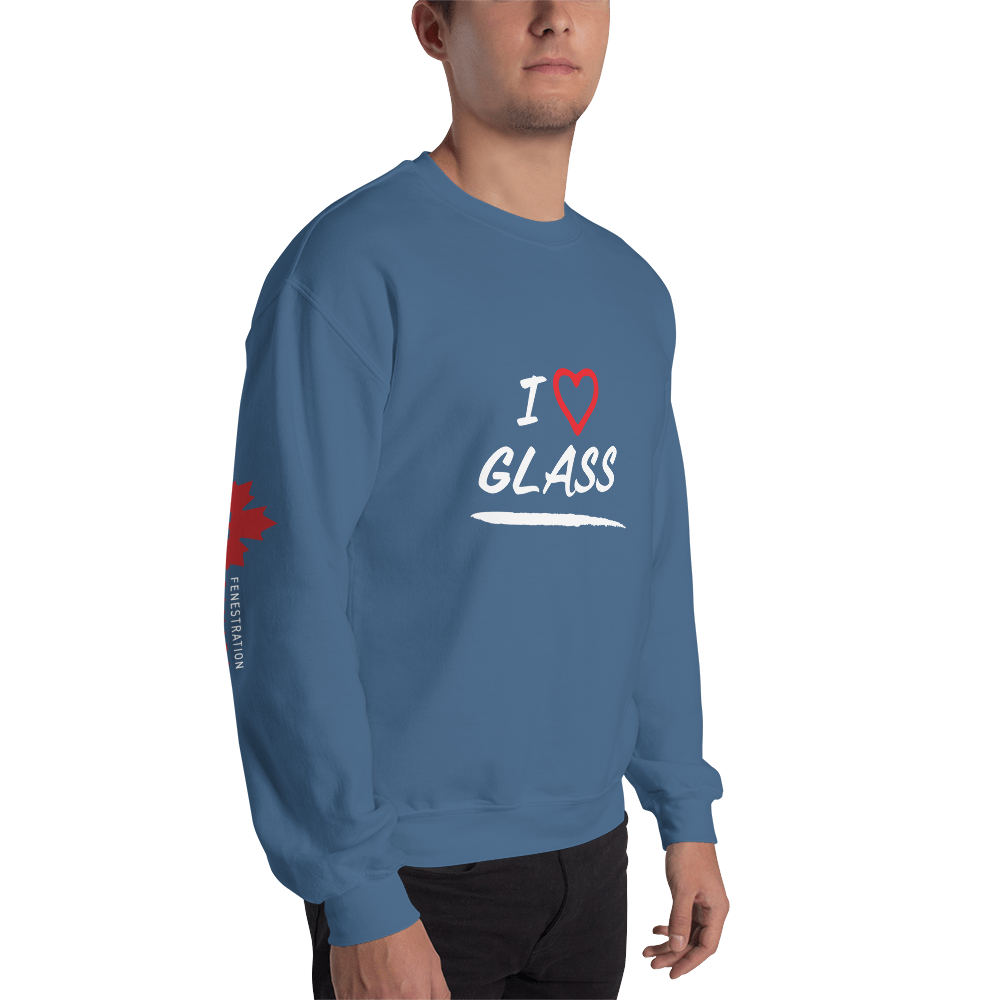 I Love Glass - FenCan Sweatshirt - Gildan 18000