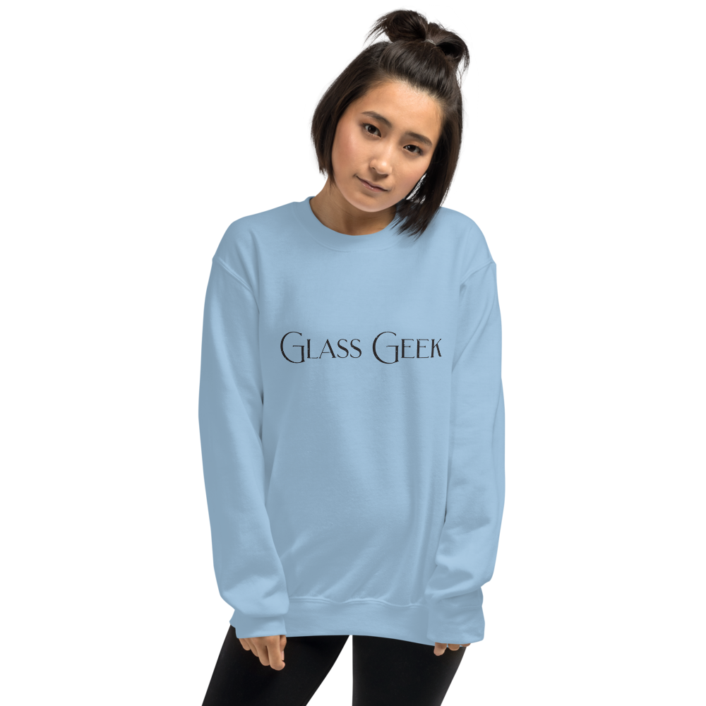 Glass Geek - Light Colors - Unisex Crew Neck Sweatshirt - Gildan 18000