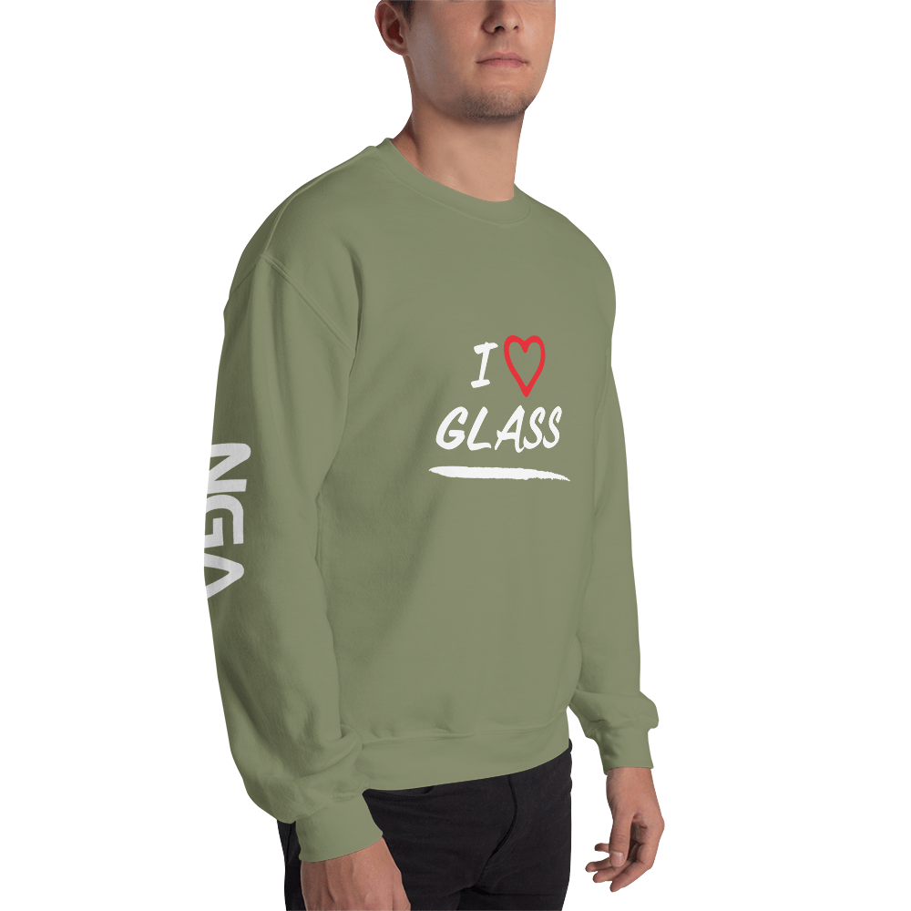 I Love Glass NGA - Gildan 18000