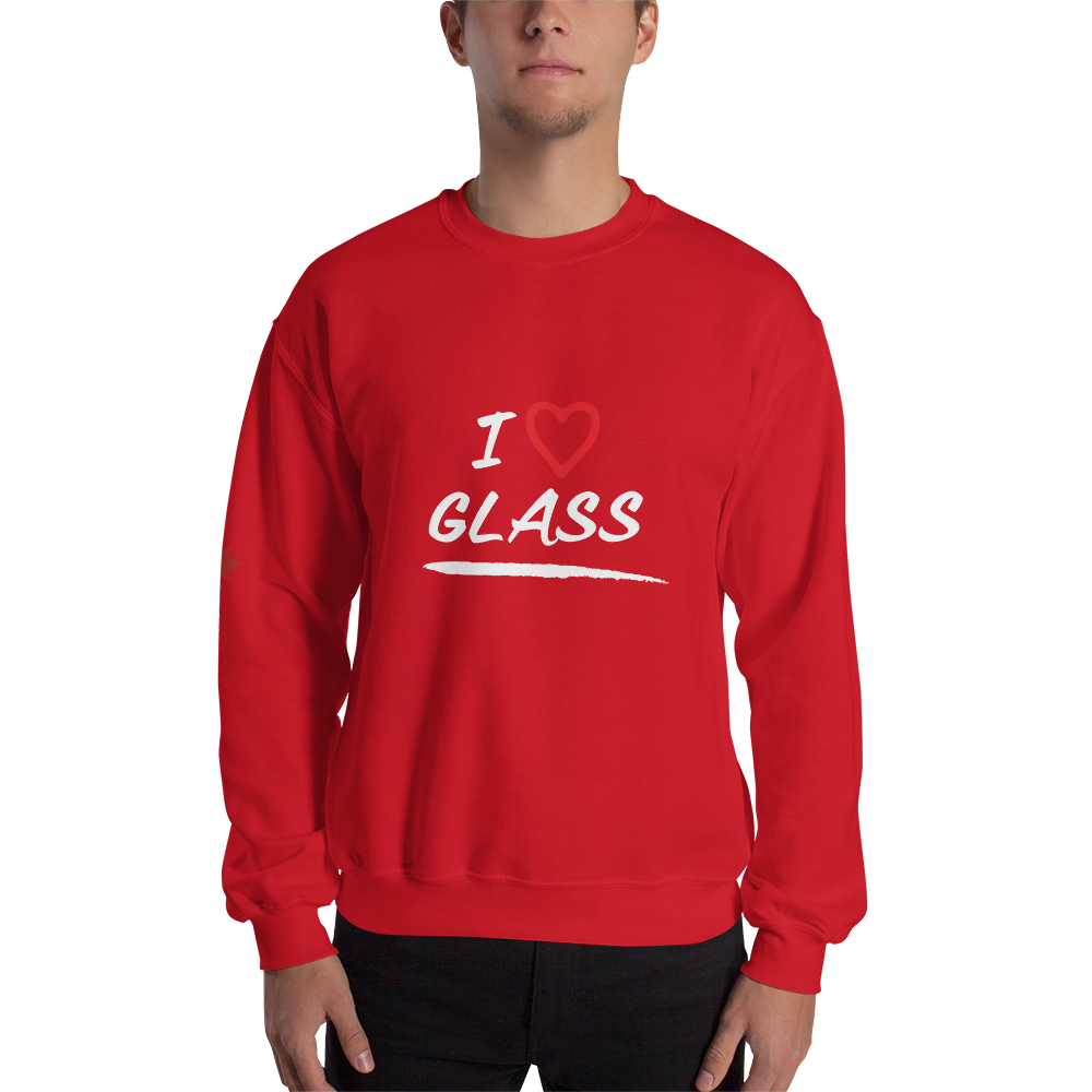 I Love Glass - FenCan Sweatshirt - Gildan 18000