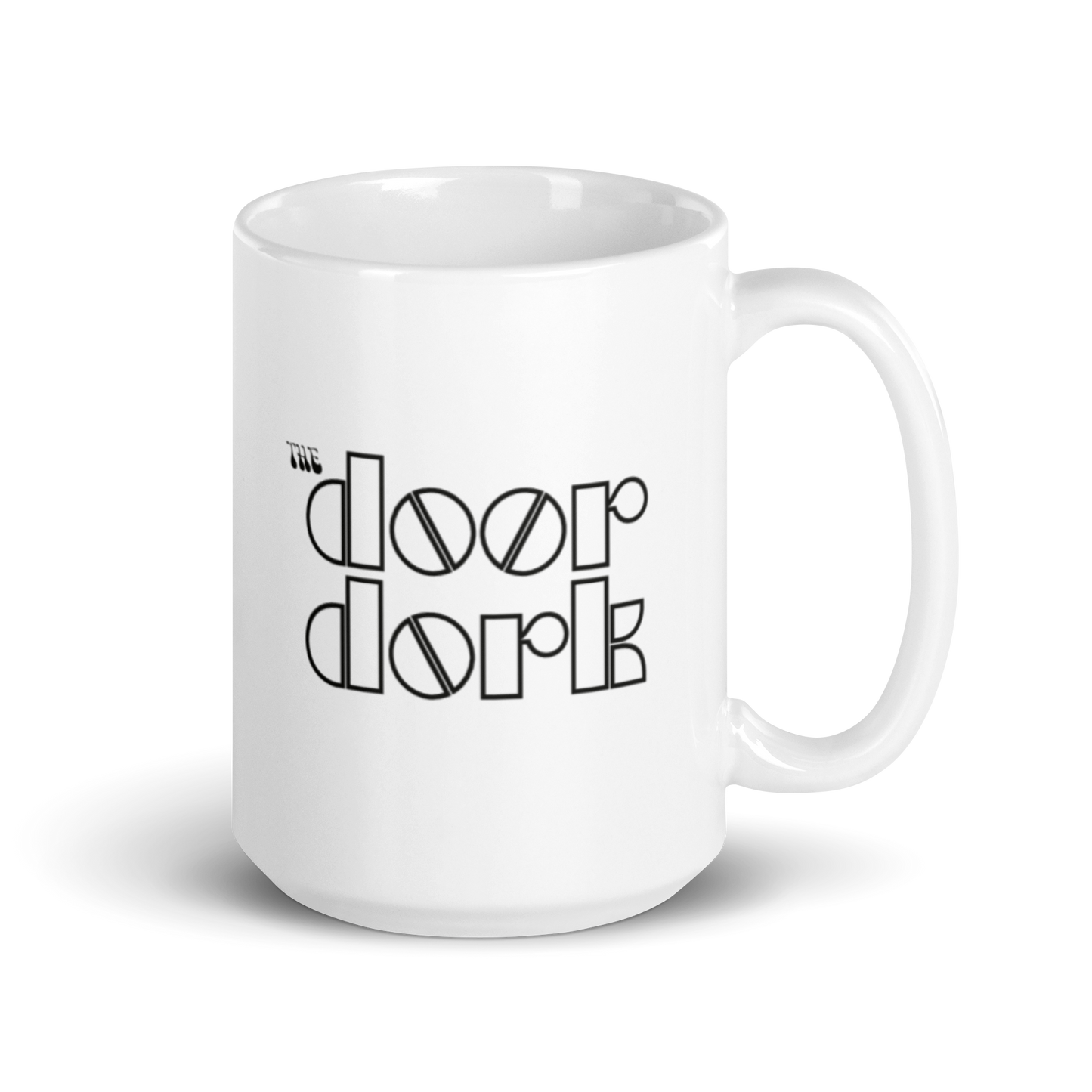 The Door Dork White Glossy Mug