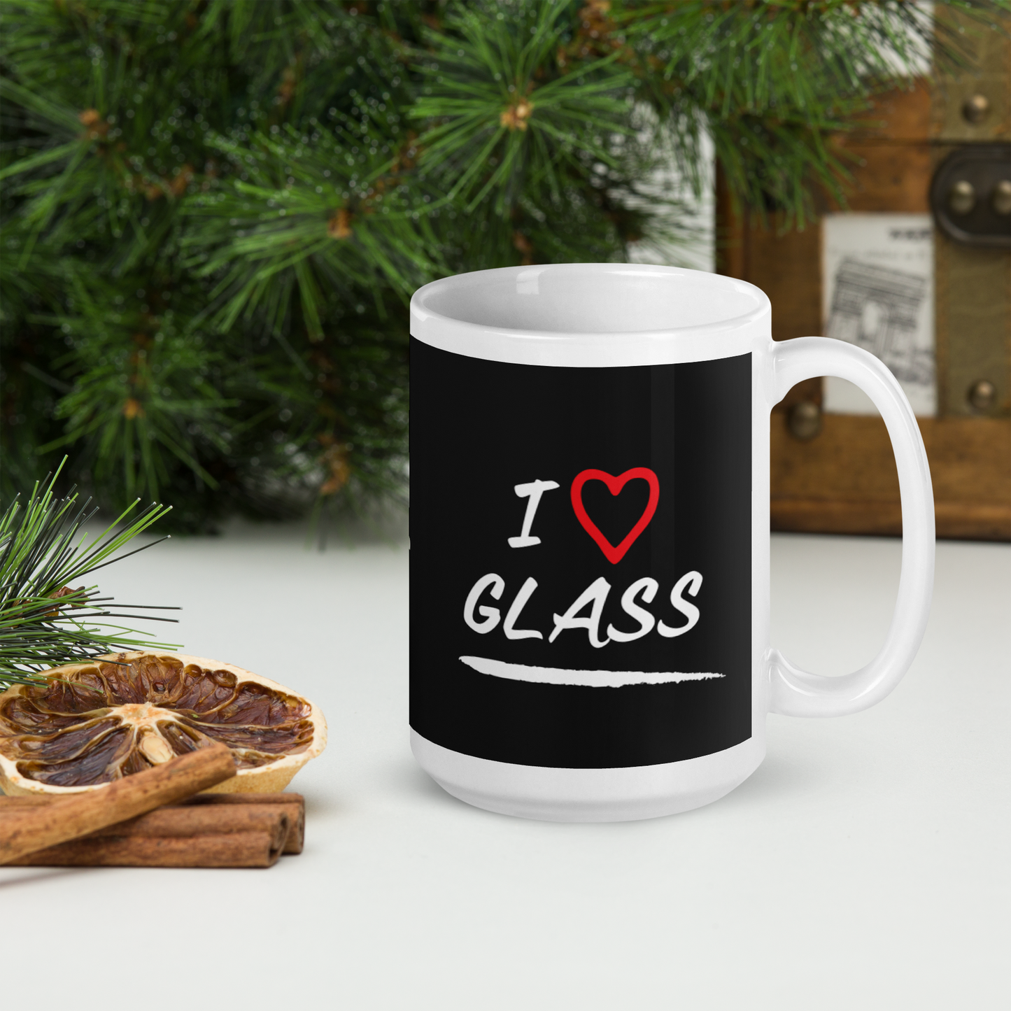 MWGF - I Love Glass - 15oz. Coffee Mug