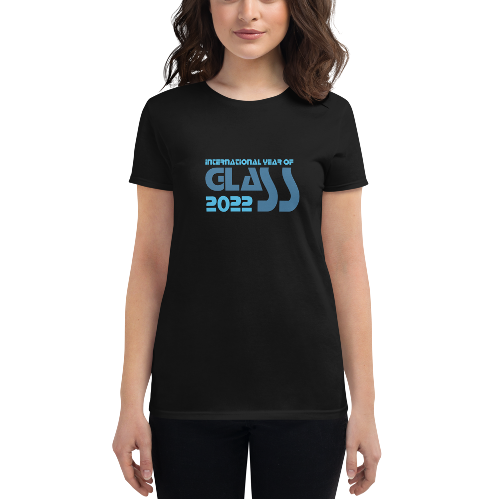 International Year of Glass - Women's Fashion Fit T-Shirt - Gildan 880