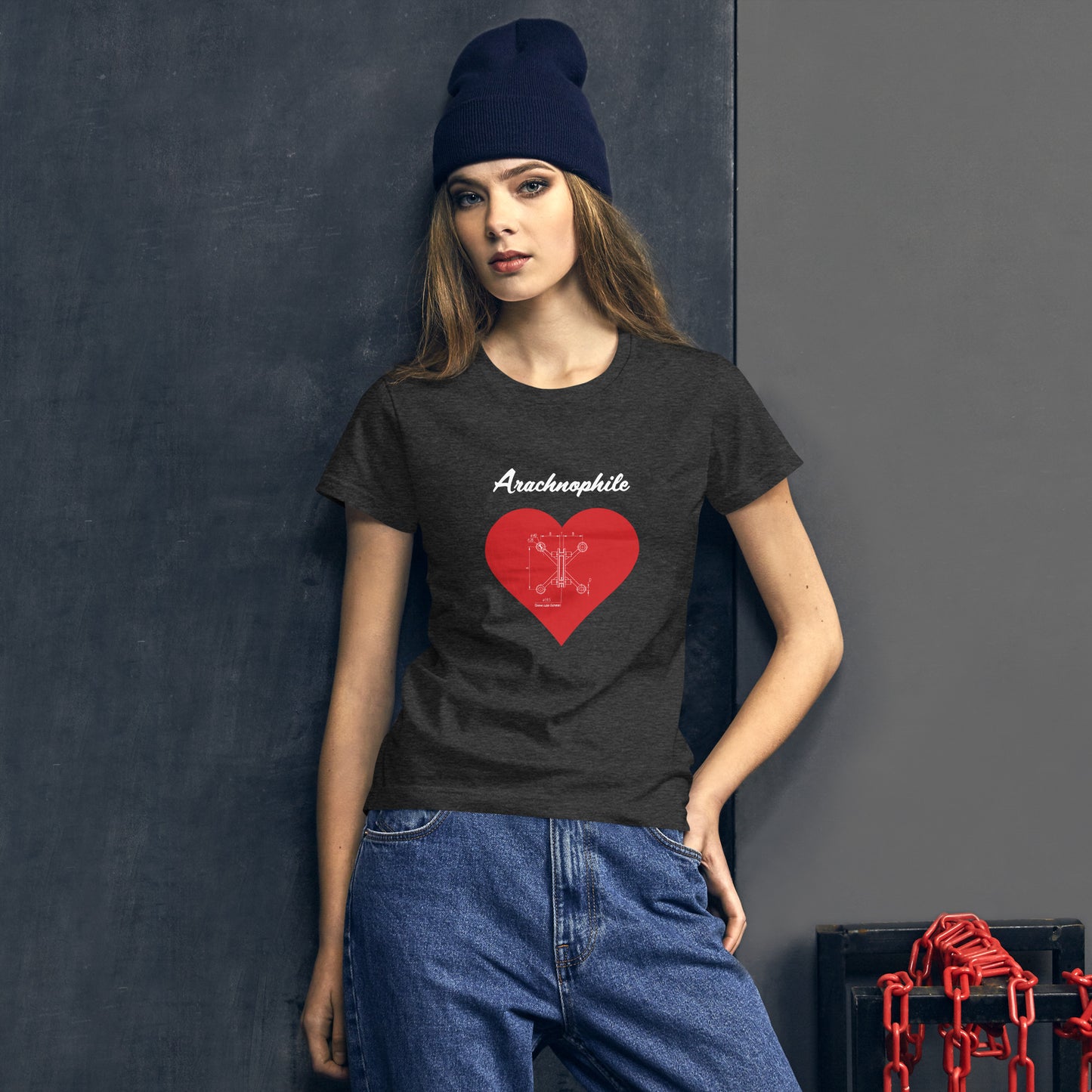 Arachnophile Love - Women's Fashion Fit T-Shirt - Gildan 880
