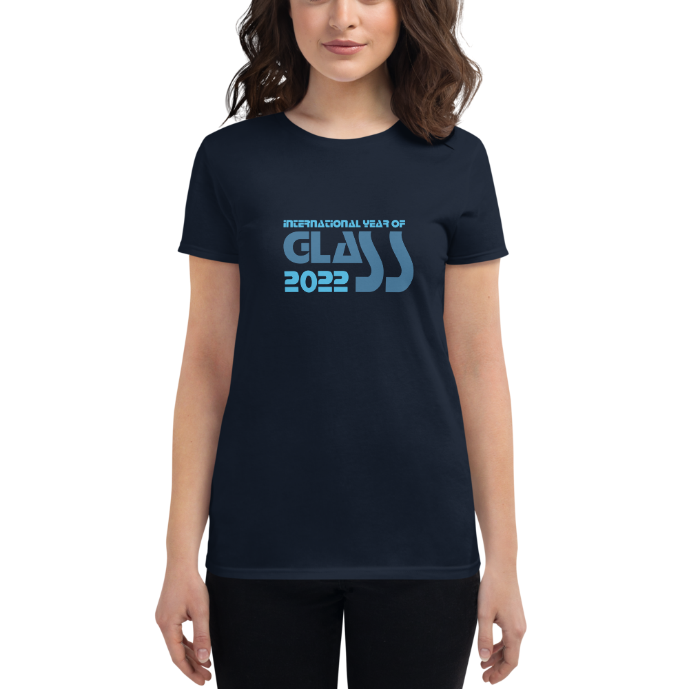 International Year of Glass - Women's Fashion Fit T-Shirt - Gildan 880
