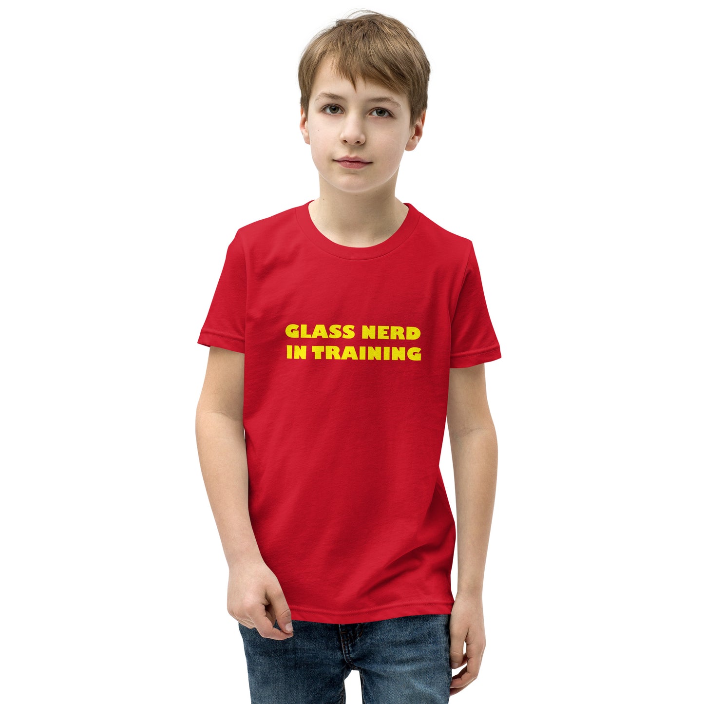 Glass Nerd in Training - Youth Staple Tee - Bella + Canvas 3001Y