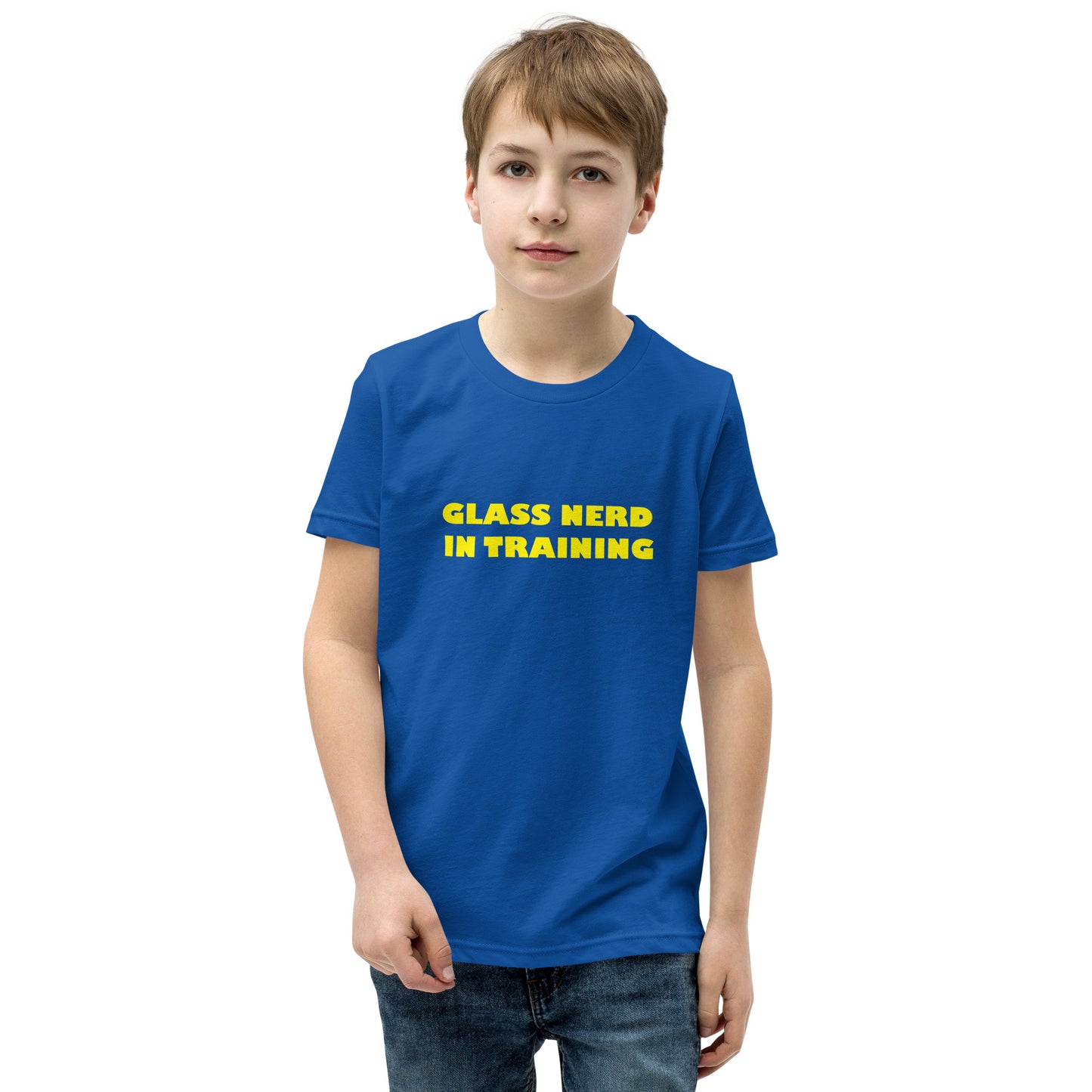 Glass Nerd in Training - Youth Staple Tee - Bella + Canvas 3001Y